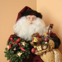 Old World Burgundy Santa