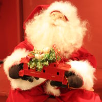 Train Collector Santa