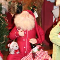 Wine Santa with Friend